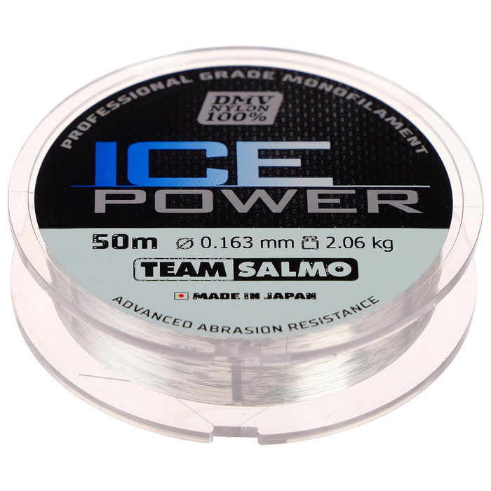 Леска монофильная Team Salmo ICE POWER, 50 м, 0,16 мм