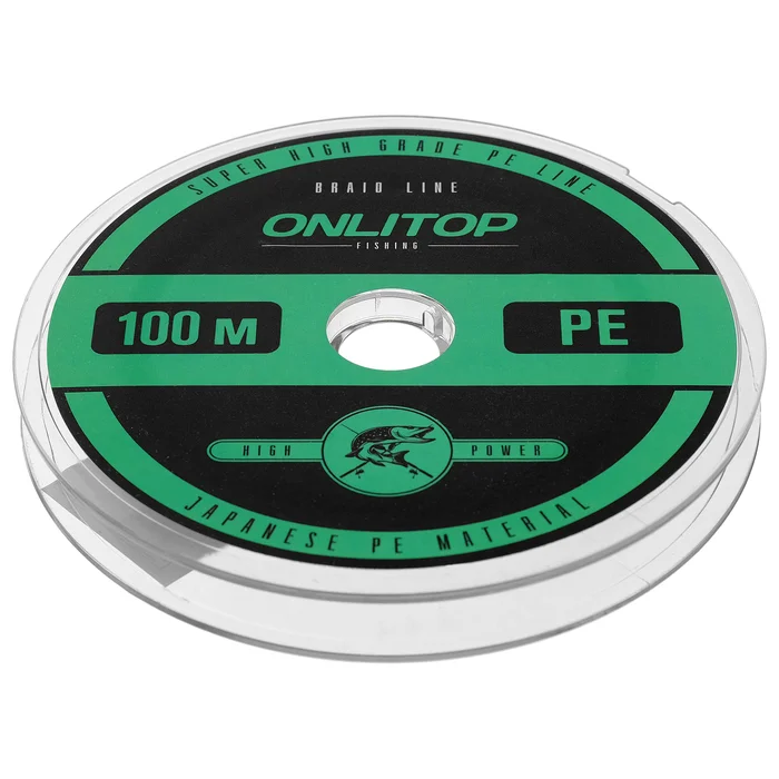 Шнур Onlitop universal, 100 м, d=0,30 мм, цвет тёмно-зелёный