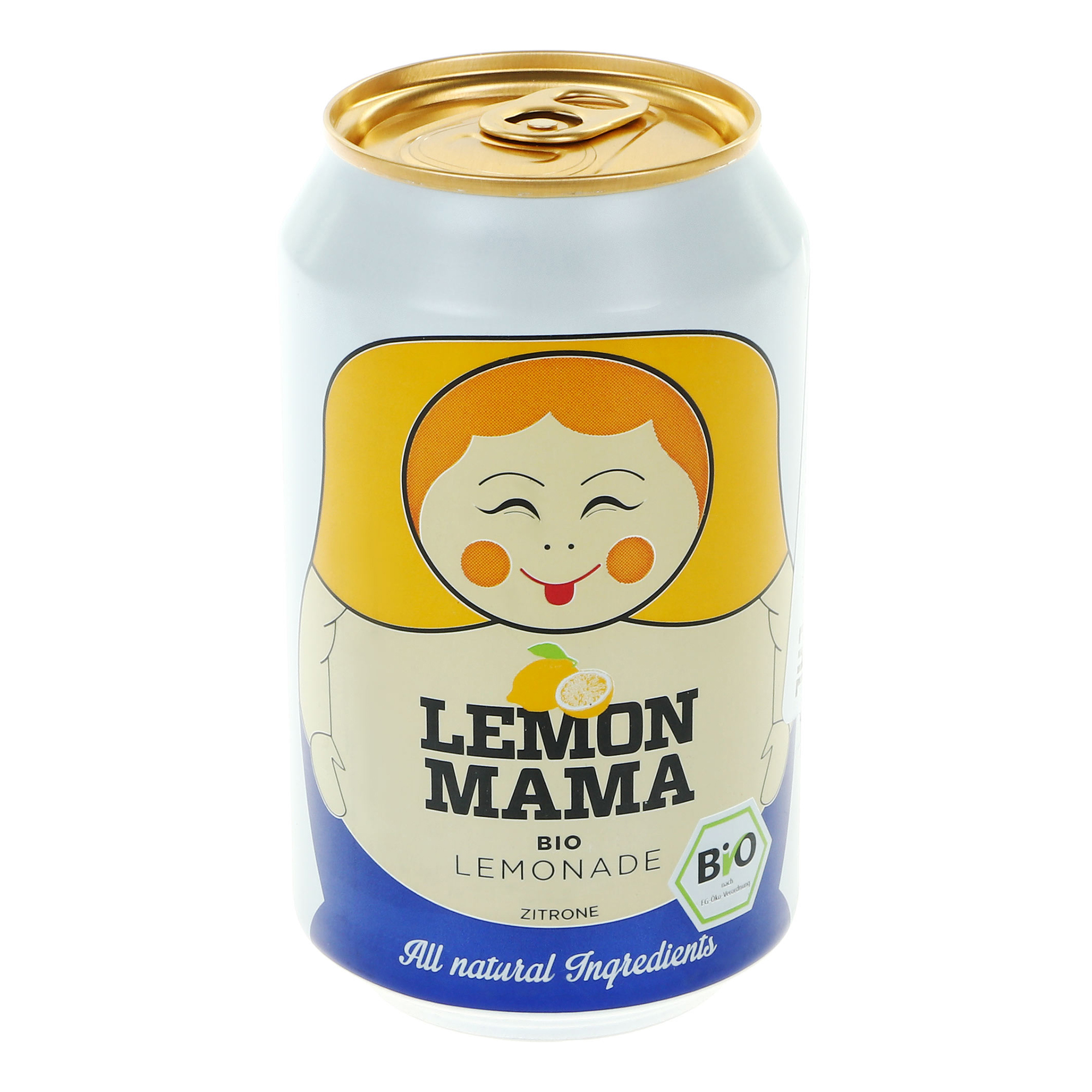 

Газированный напиток Mama Lemonades Bio Лимон среднегазированный 330 мл