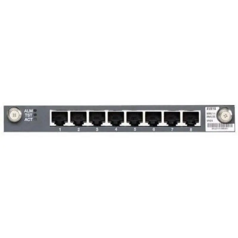 Плата Avaya 700466618 ММ714 4 аналоговыx абонентских порта 4 аналоговых транковых порта