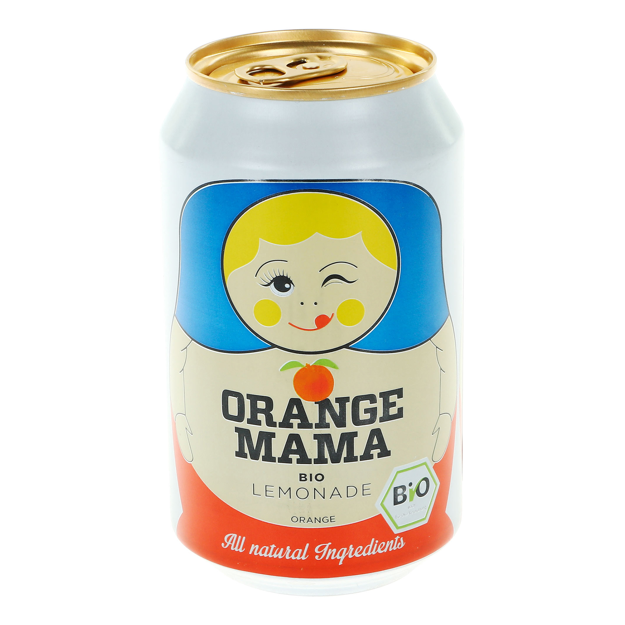 

Газированный напиток Mama Lemonades Bio Апельсин среднегазированный 330 мл