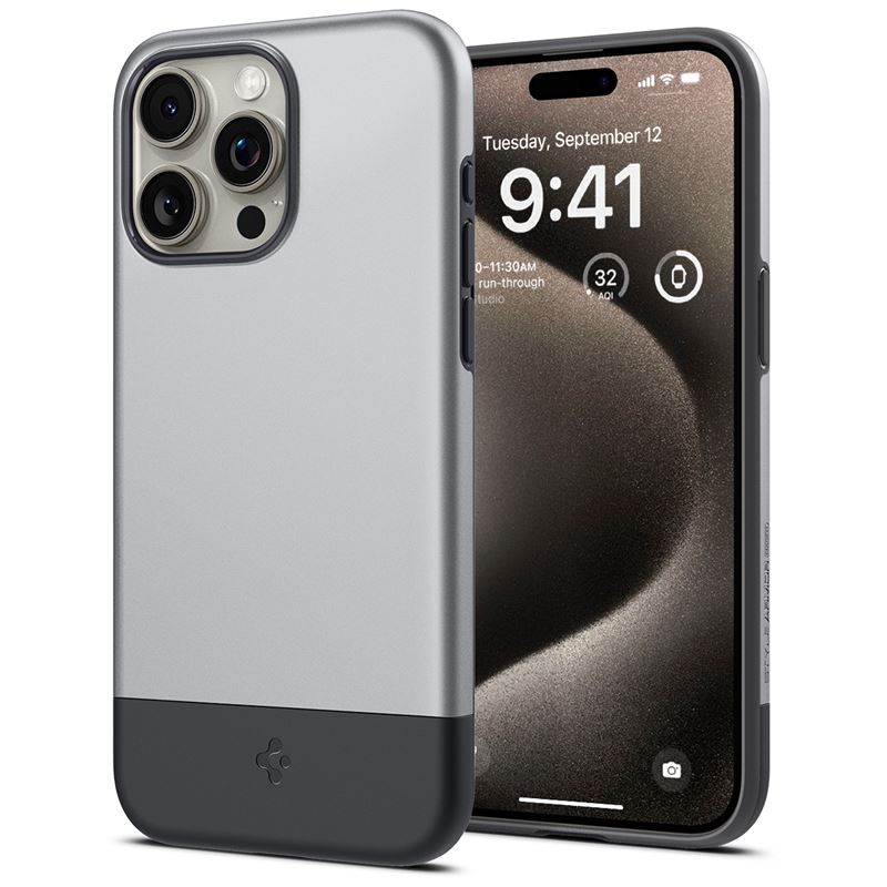 

Чехол Spigen для iPhone 15 Pro - Style Armor (MagFit) - Серый - ACS06748, iPhone 15 Pro - MagSafe|Style Armor|MagFit