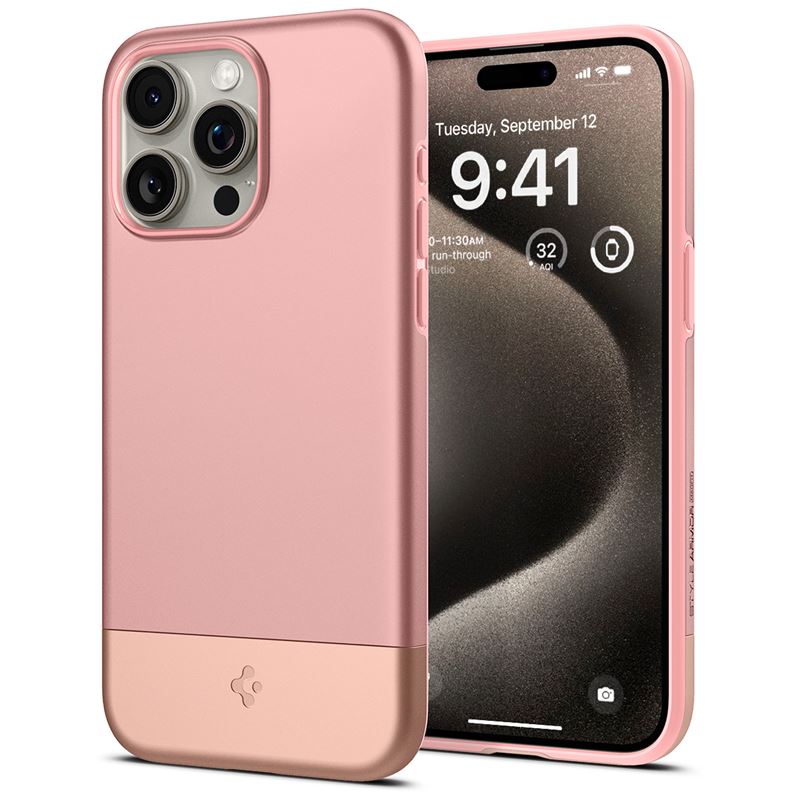 

Чехол Spigen для iPhone 15 Pro - Style Armor (MagFit) - Золотой/Розовый - ACS06745, Золотистый;розовый, iPhone 15 Pro - MagSafe|Style Armor|MagFit