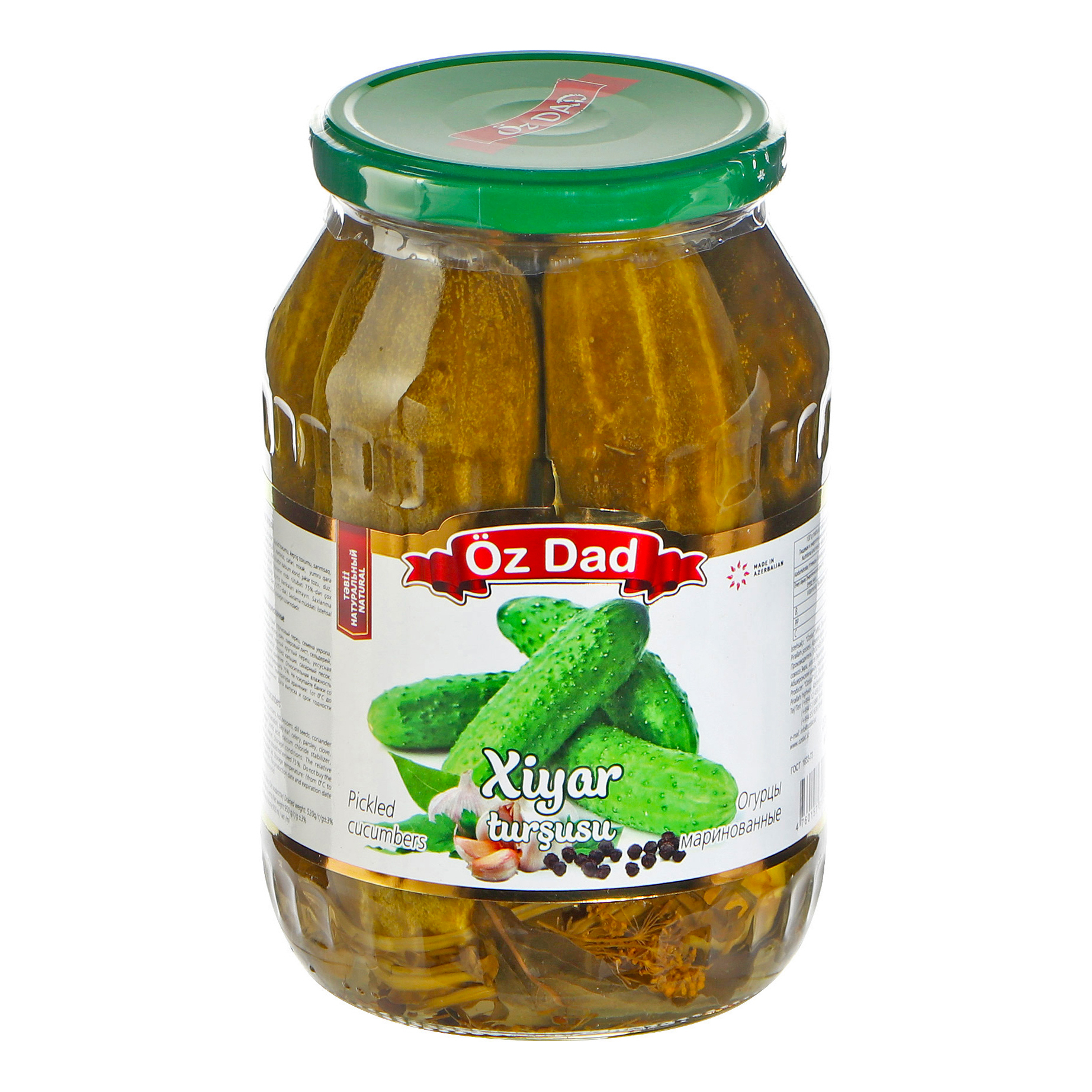 

Огурцы Oz Dad маринованные 950 г