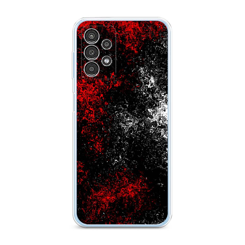 

Чехол на Samsung Galaxy A13 4G "Монотипия", Красный;черный;белый, 2104850-3