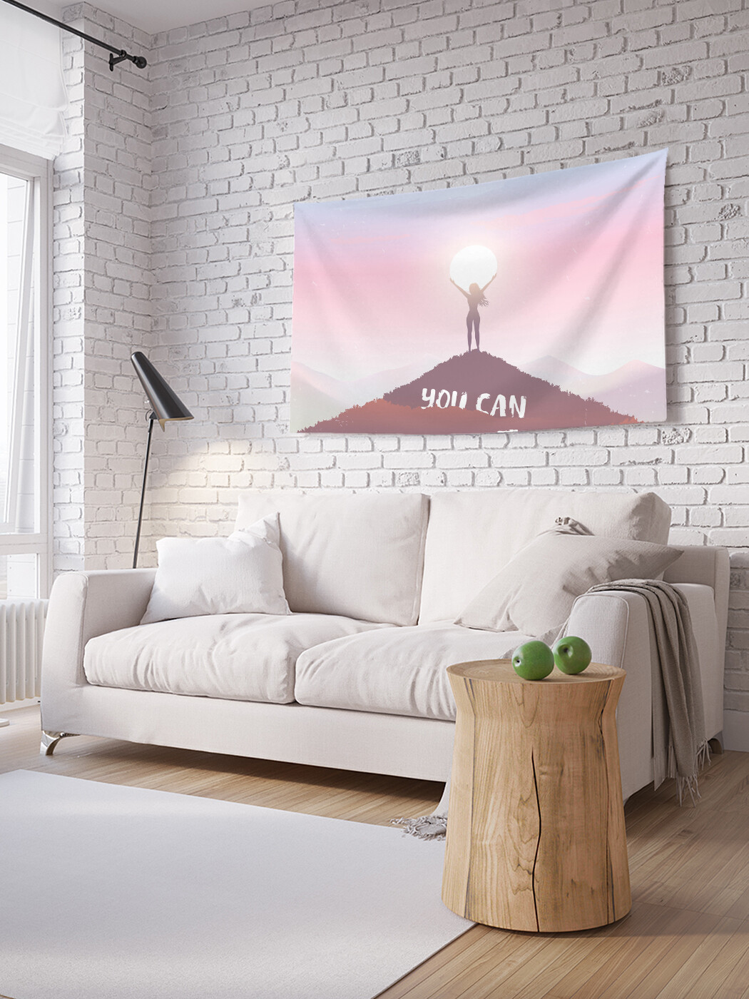 

Горизонтальное фотопанно JoyArty Достигнутая цель, из ткани, 150х200 см
