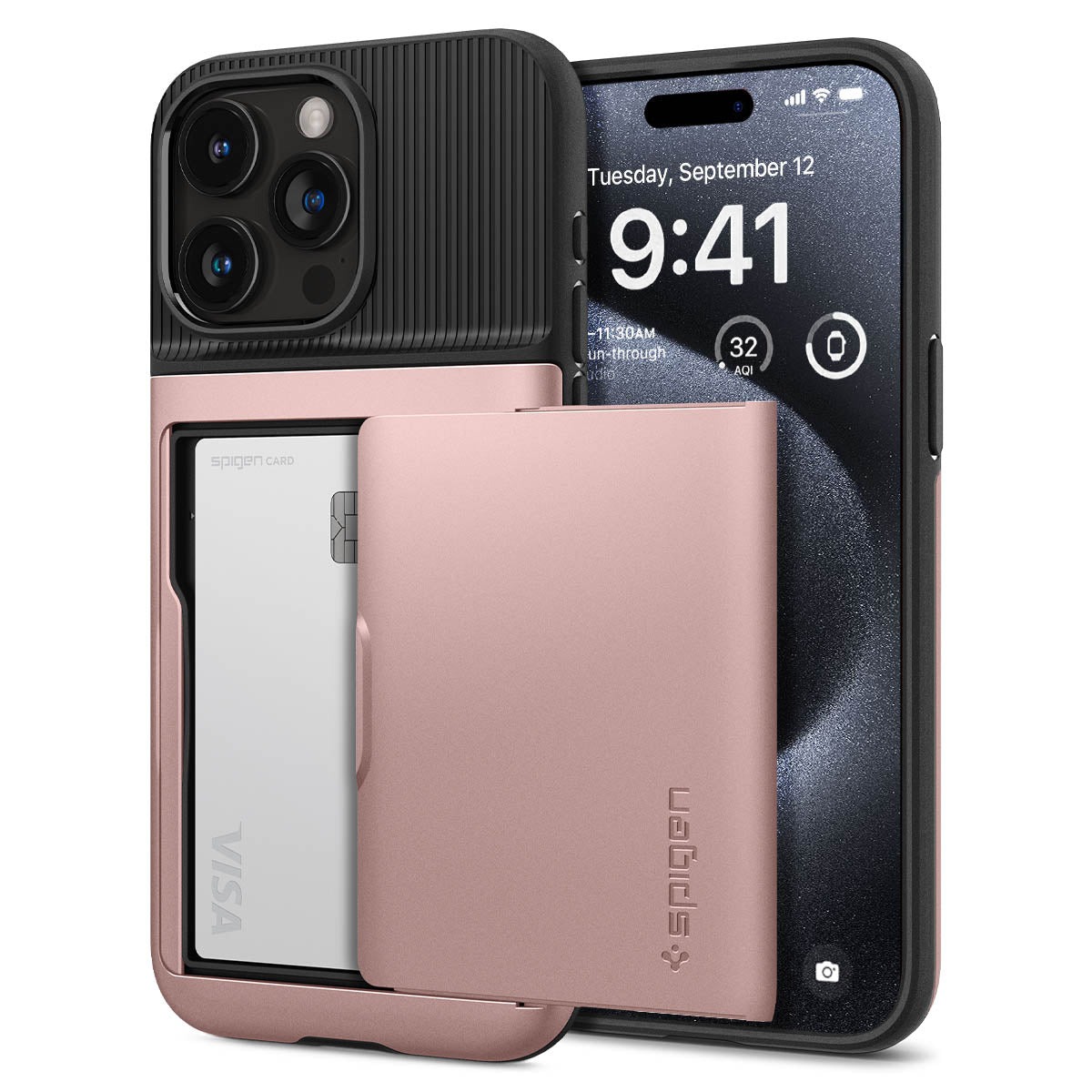 

Чехол Spigen для iPhone 15 Pro - Slim Armor CS - Золотой/Розовый - ACS06729, Золотистый;розовый, iPhone 15 Pro - Slim Armor|Slim Armor CS
