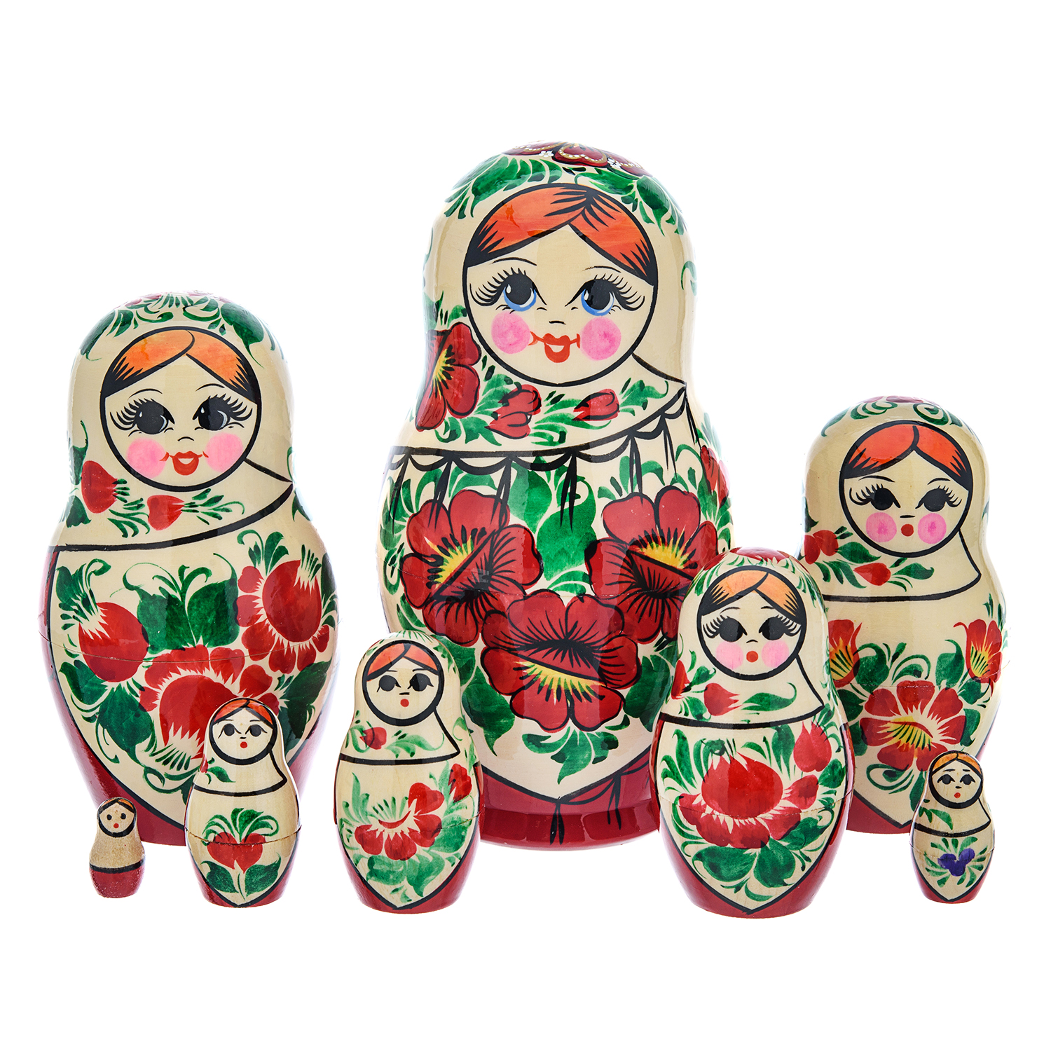

Матрешка "Сударушка" 8 мест, Разноцветный