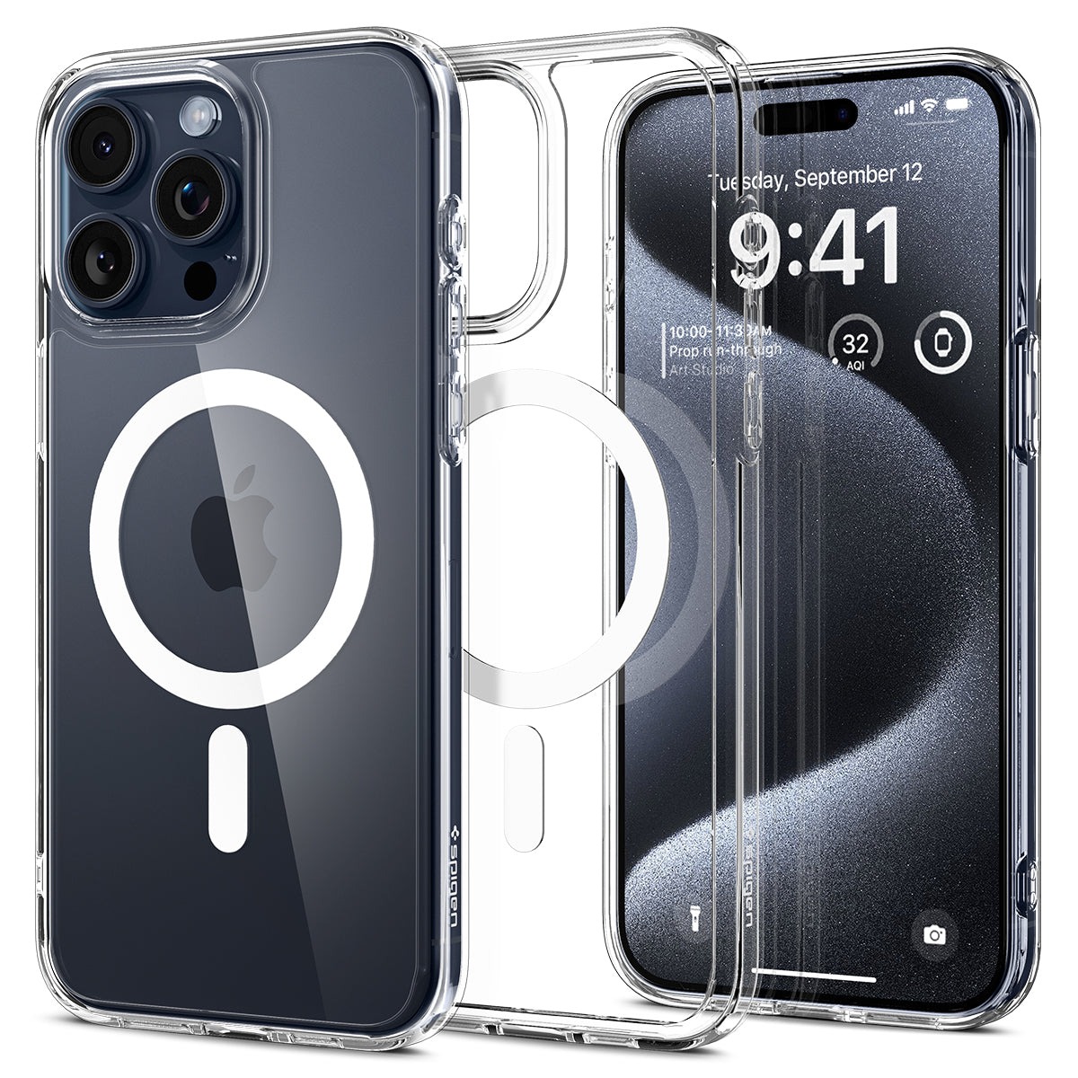 

Чехол Spigen для iPhone 15 Pro - Ultra Hybrid (MagFit) - Белый - ACS06715, iPhone 15 Pro - MagSafe|Ultra Hybrid|Ultra Hybrid (MagFit)|MagFit