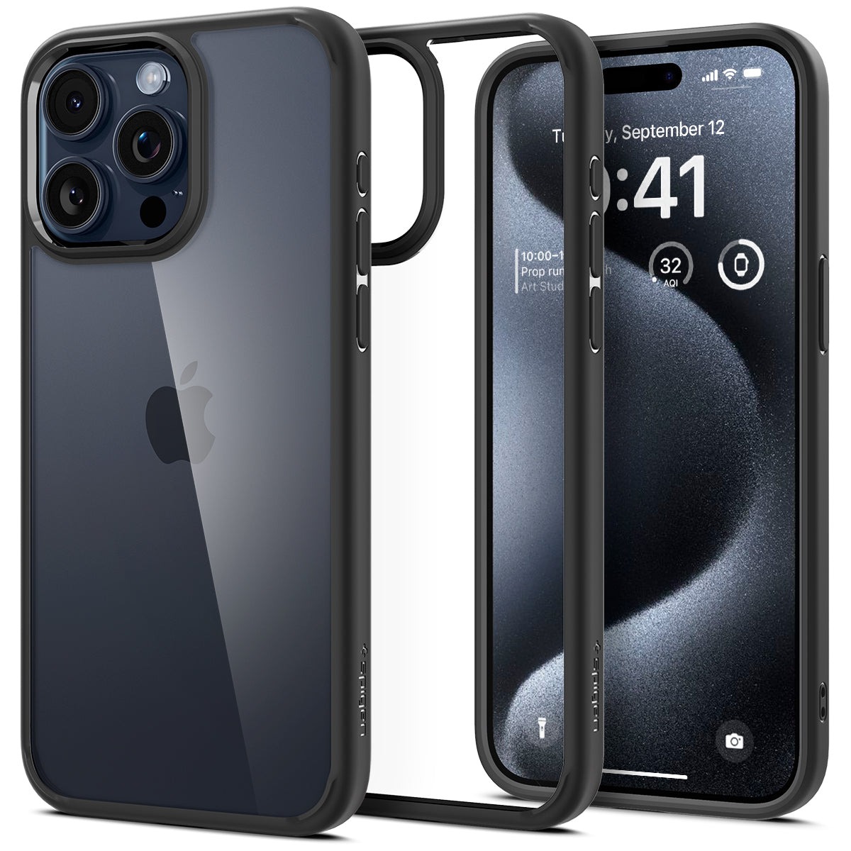 

Чехол Spigen для iPhone 15 Pro - Ultra Hybrid - Черный - ACS06713, iPhone 15 Pro - Ultra Hybrid