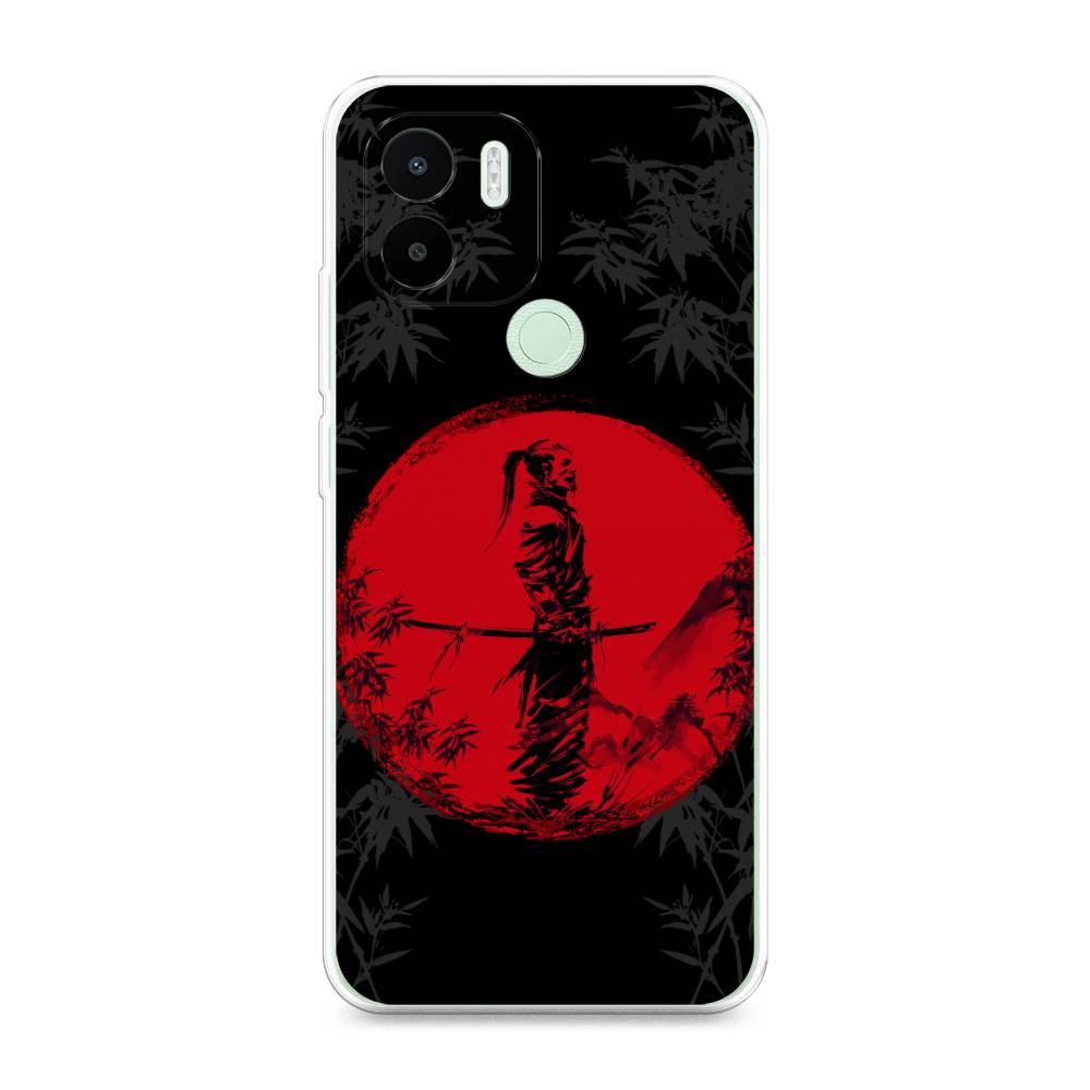 

Чехол на Redmi A1+ "Самурай на красном фоне", Черный;красный;серый, 316750-4