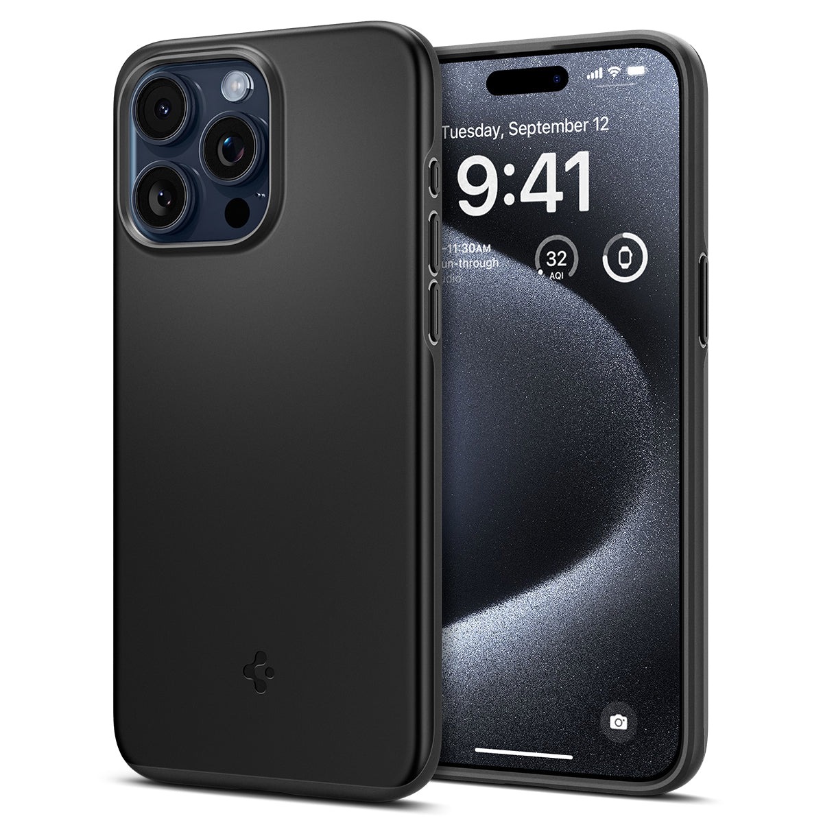 

Чехол Spigen для iPhone 15 Pro - Thin Fit - Черный - ACS06686, iPhone 15 Pro - Thin Fit