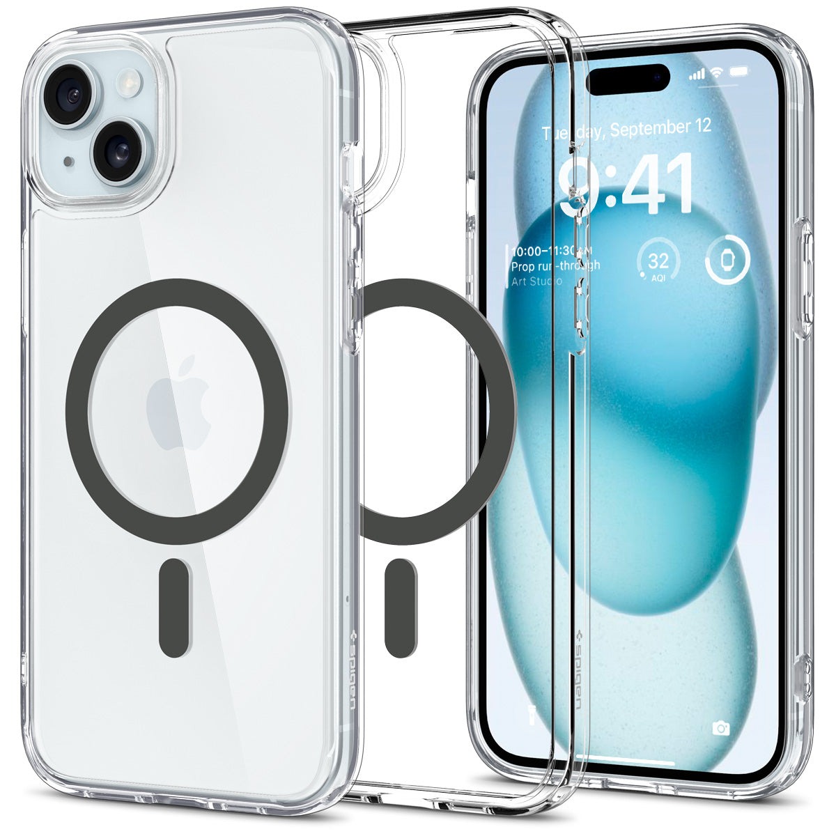 

Чехол Spigen для iPhone 15 Plus - Ultra Hybrid (MagFit) - Серый - ACS06662, iPhone 15 Plus - MagSafe|Ultra Hybrid|Ultra Hybrid (MagFit)|MagFit