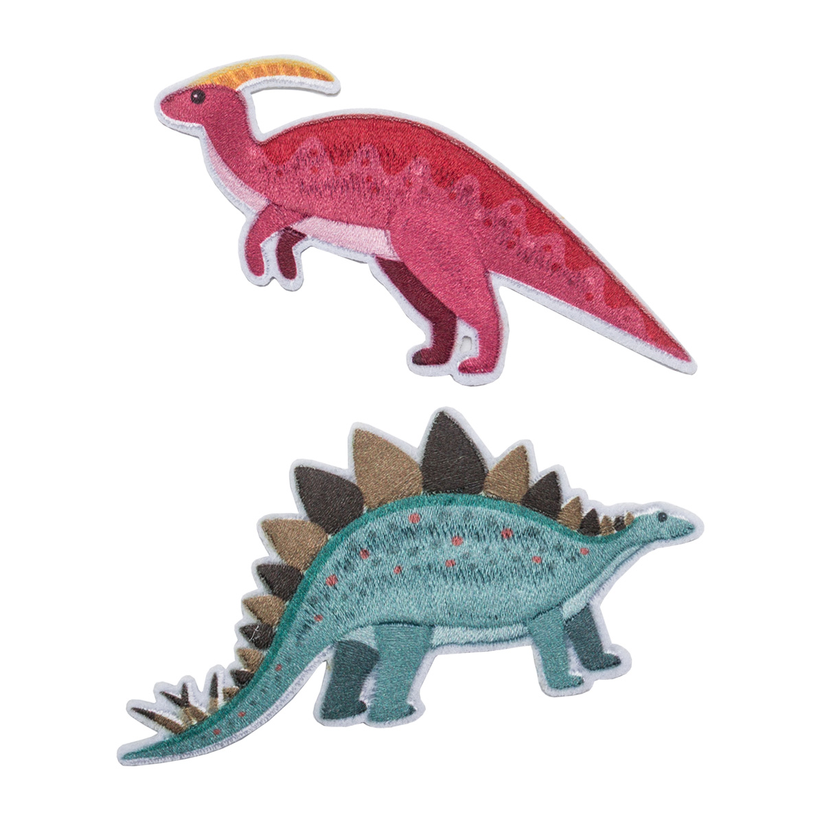 Термоаппликация самоклеящаяся приутюживаемая Prym Дино красный бирюзовый 2 шт 799₽