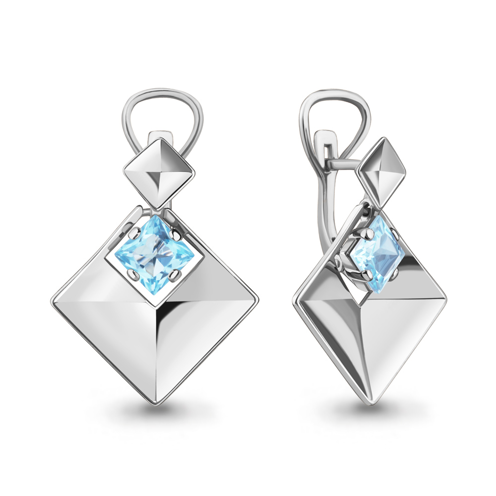 

Серьги из серебра с топазом Aquamarine Aquamarine 4778002_925_р, 4778002_925_р