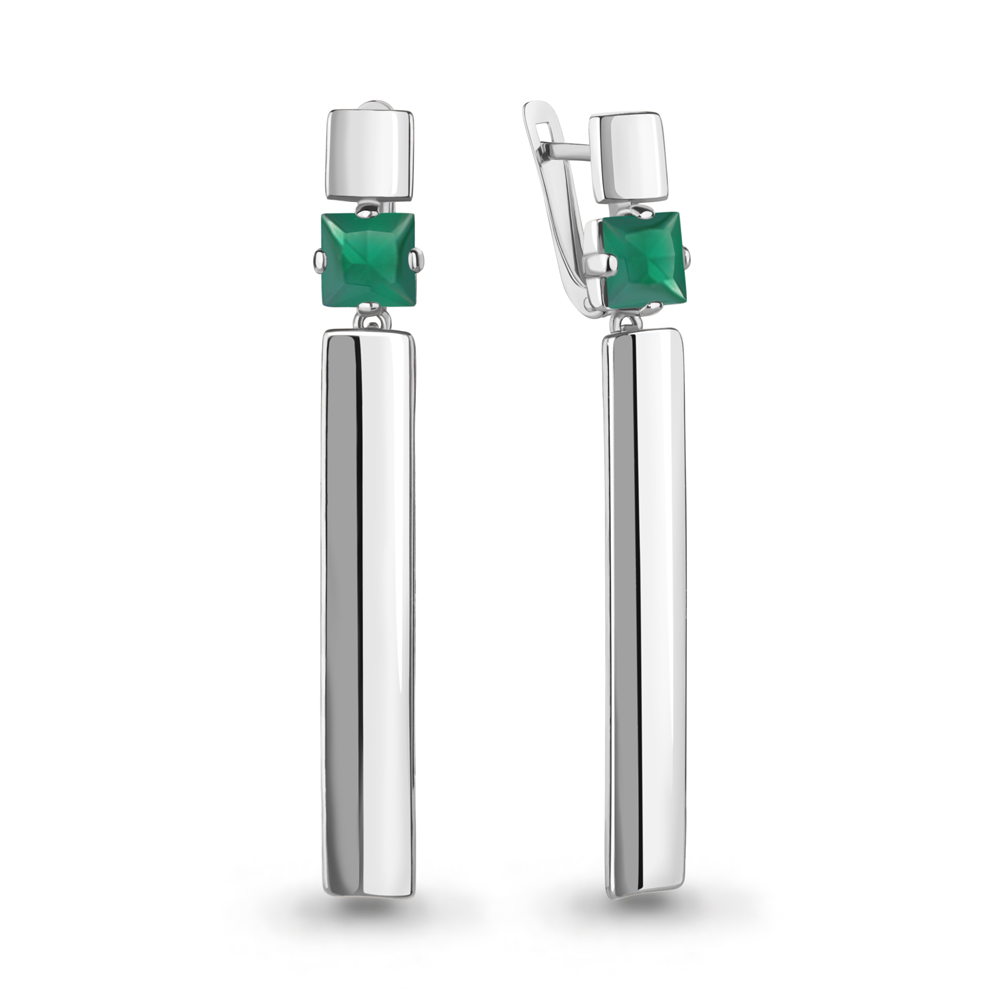 

Серьги из серебра с агатом Aquamarine Aquamarine 4777709_925_р, 4777709_925_р