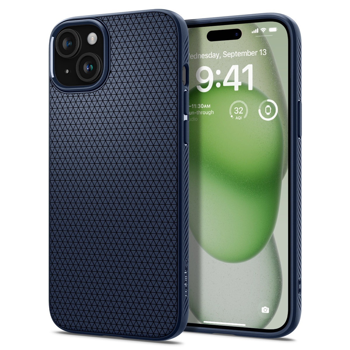 

Чехол Spigen для iPhone 15 Plus - Liquid Air - Синий - ACS06651, iPhone 15 Plus - Liquid Air