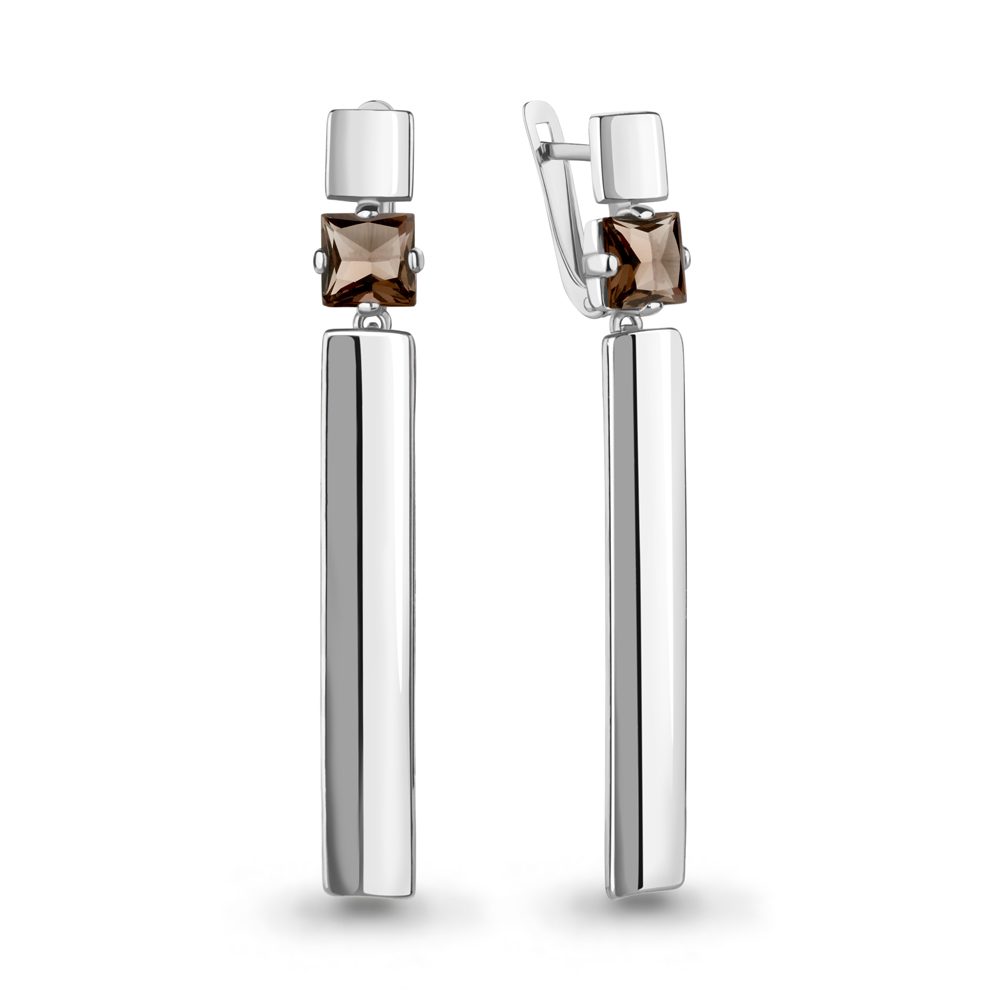 

Серьги из серебра с кварцем Aquamarine Aquamarine 4777701_925_р, 4777701_925_р