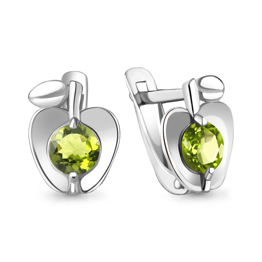 

Серьги из серебра с хризолитом Aquamarine Aquamarine 4777407_925_р, 4777407_925_р