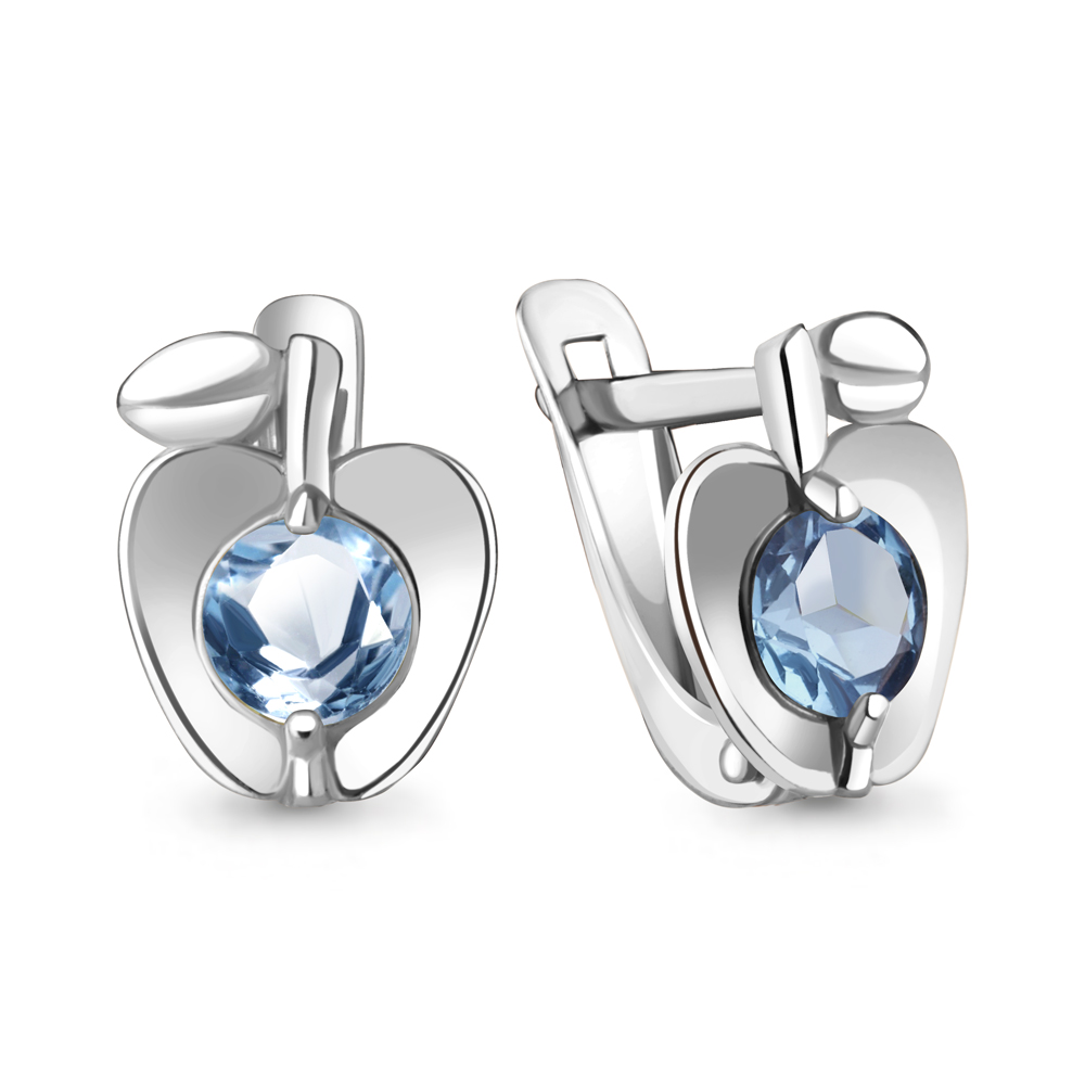 

Серьги из серебра с топазом Aquamarine Aquamarine 4777405_925_р, 4777405_925_р