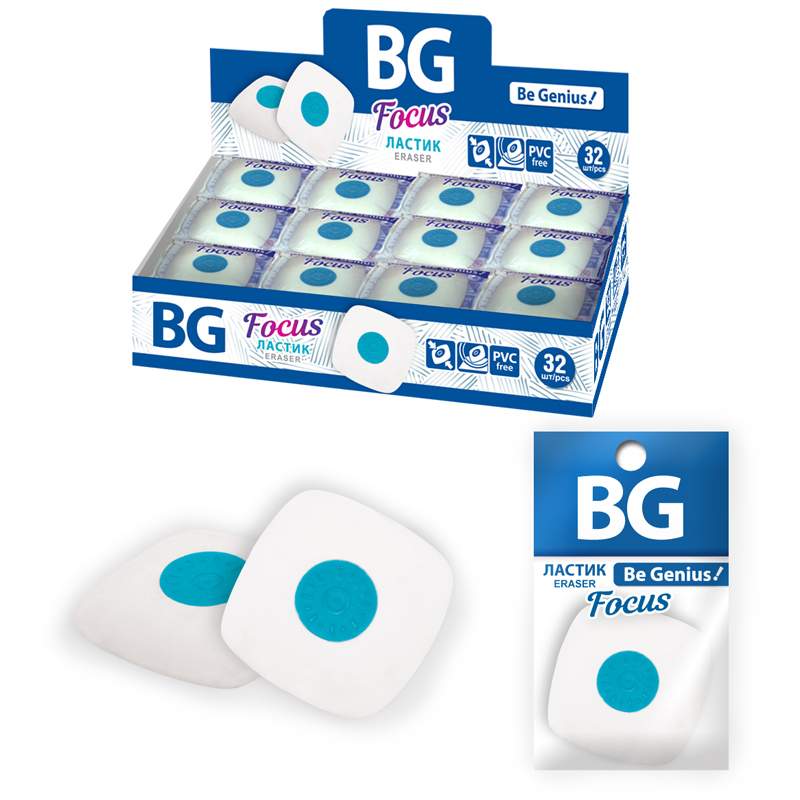 

Ластик BG "Focus" 331861 32 штуки