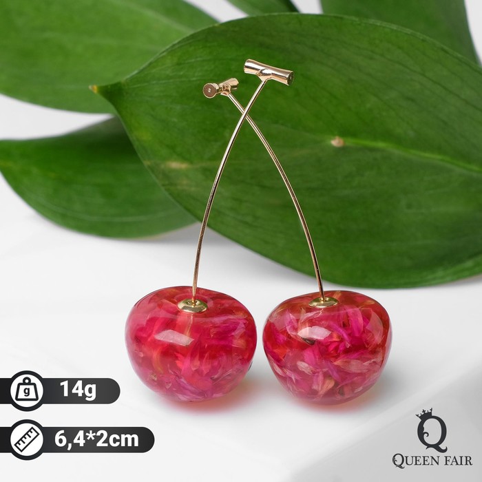 

Серьги продевки из бижутерного сплава Queen Fair 5362460, пластик