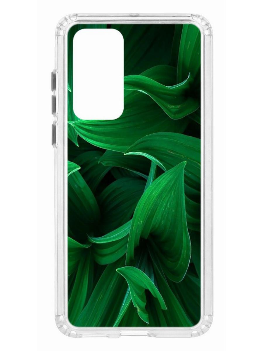 фото Чехол на huawei p40 kruche print grass кruче