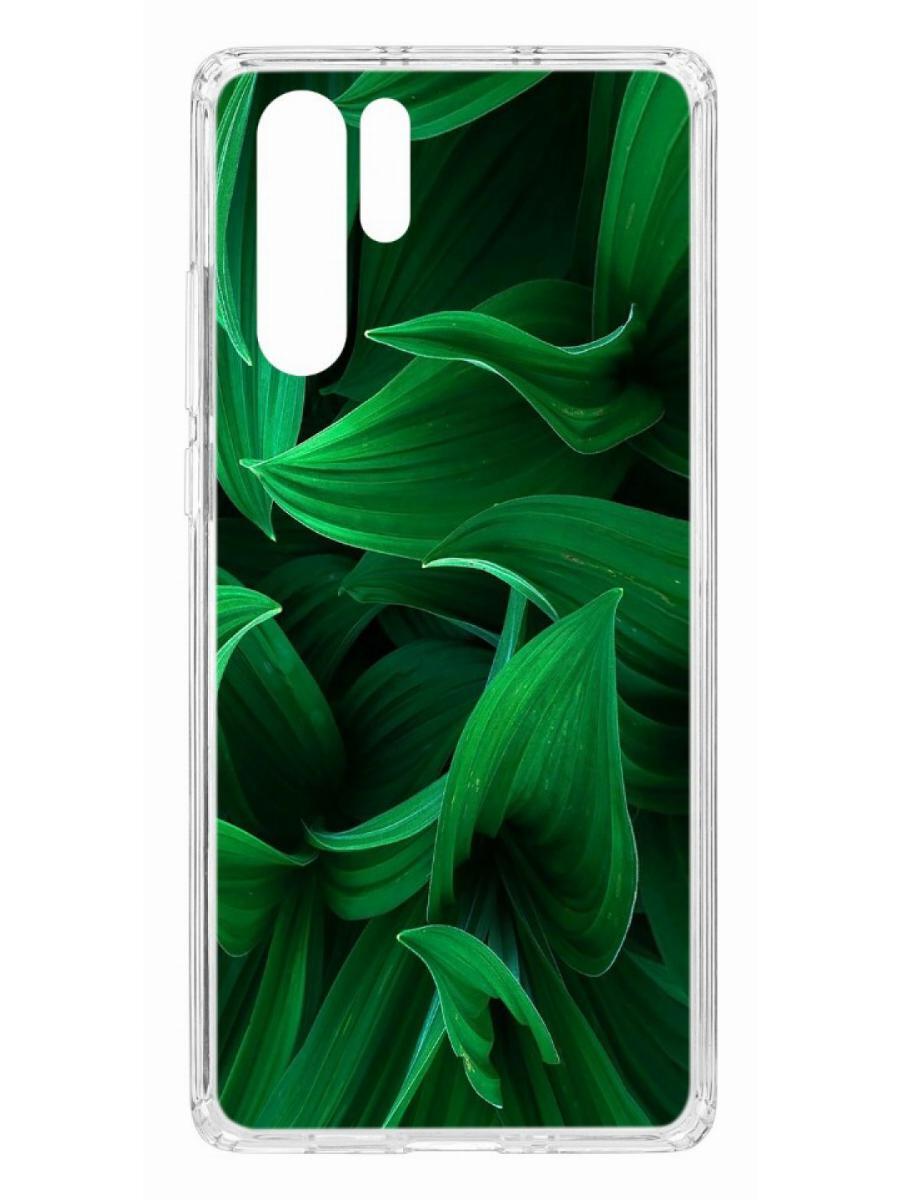 фото Чехол на huawei p30 pro kruche print grass кruче