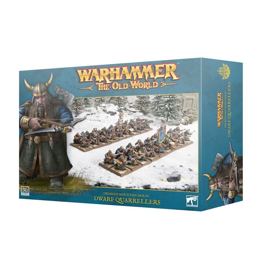 

Миниатюра Warhammer The Old World - Dwarfen Mountain Holds: Dwarf Quarrellers, 10-08