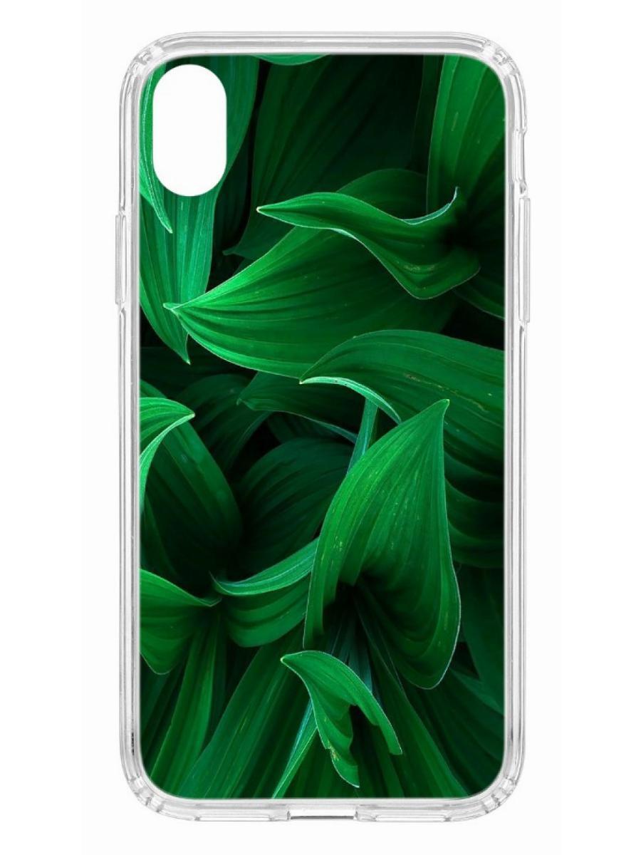 фото Чехол на apple iphone xr kruche print grass кruче