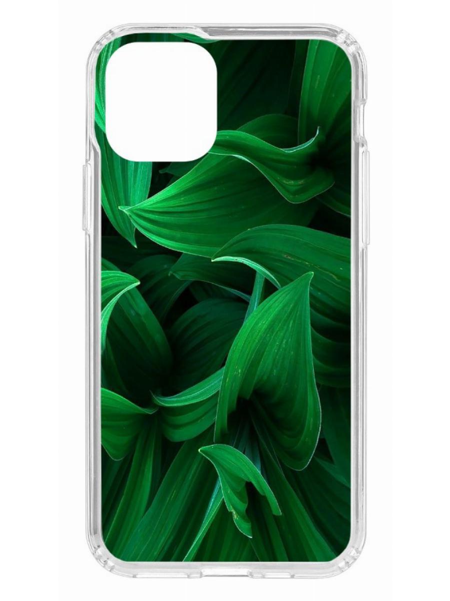 фото Чехол на apple iphone 11 pro kruche print grass кruче