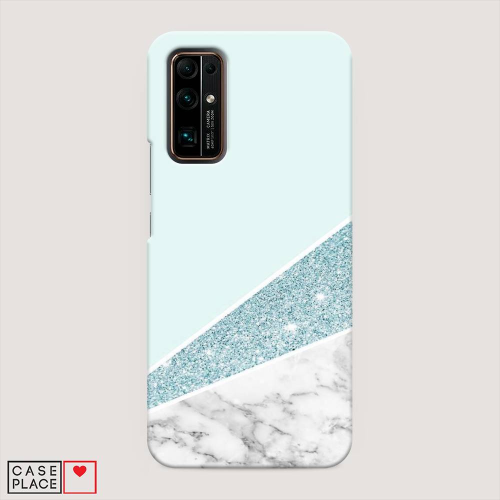 

Чехол Awog "Мрамор с голубыми блестками" для Honor 30