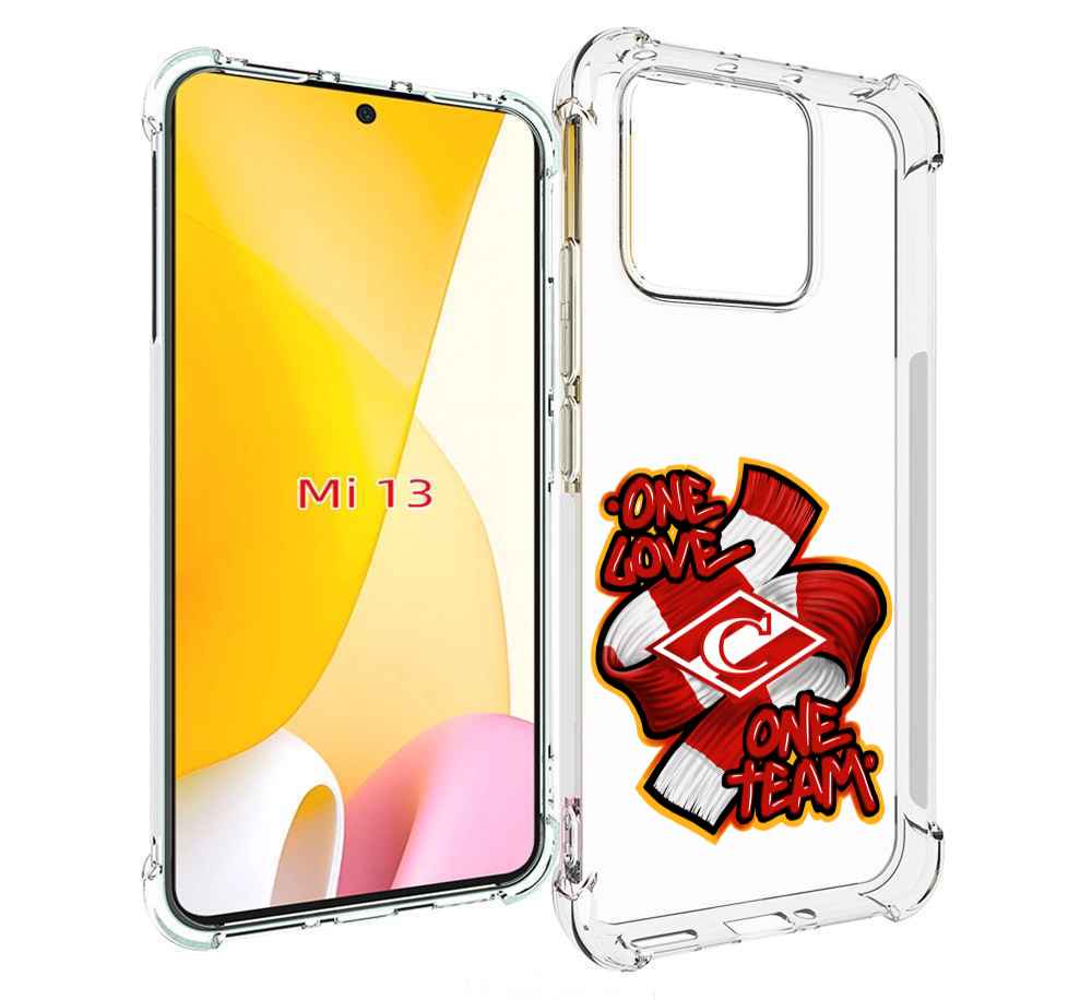 

Чехол MyPads ФК спарак 1 любовь для Xiaomi 13, Прозрачный, Tocco