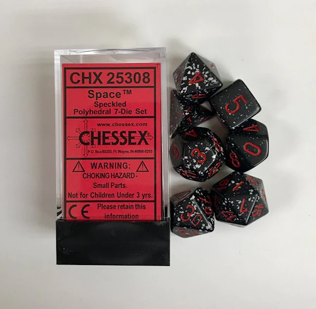 Набор кубиков Chessex 7-dice set Space