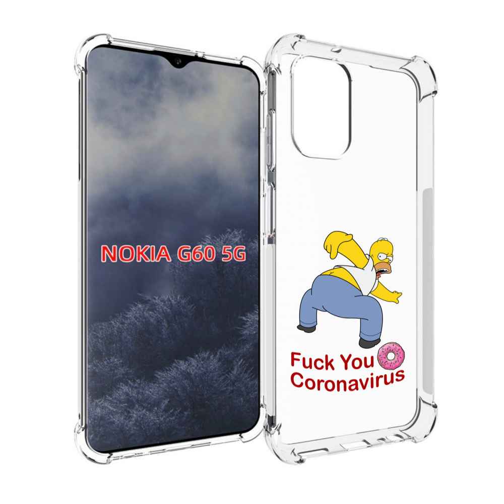 

Чехол MyPads корона-уходи для Nokia G60 5G, Прозрачный, Tocco