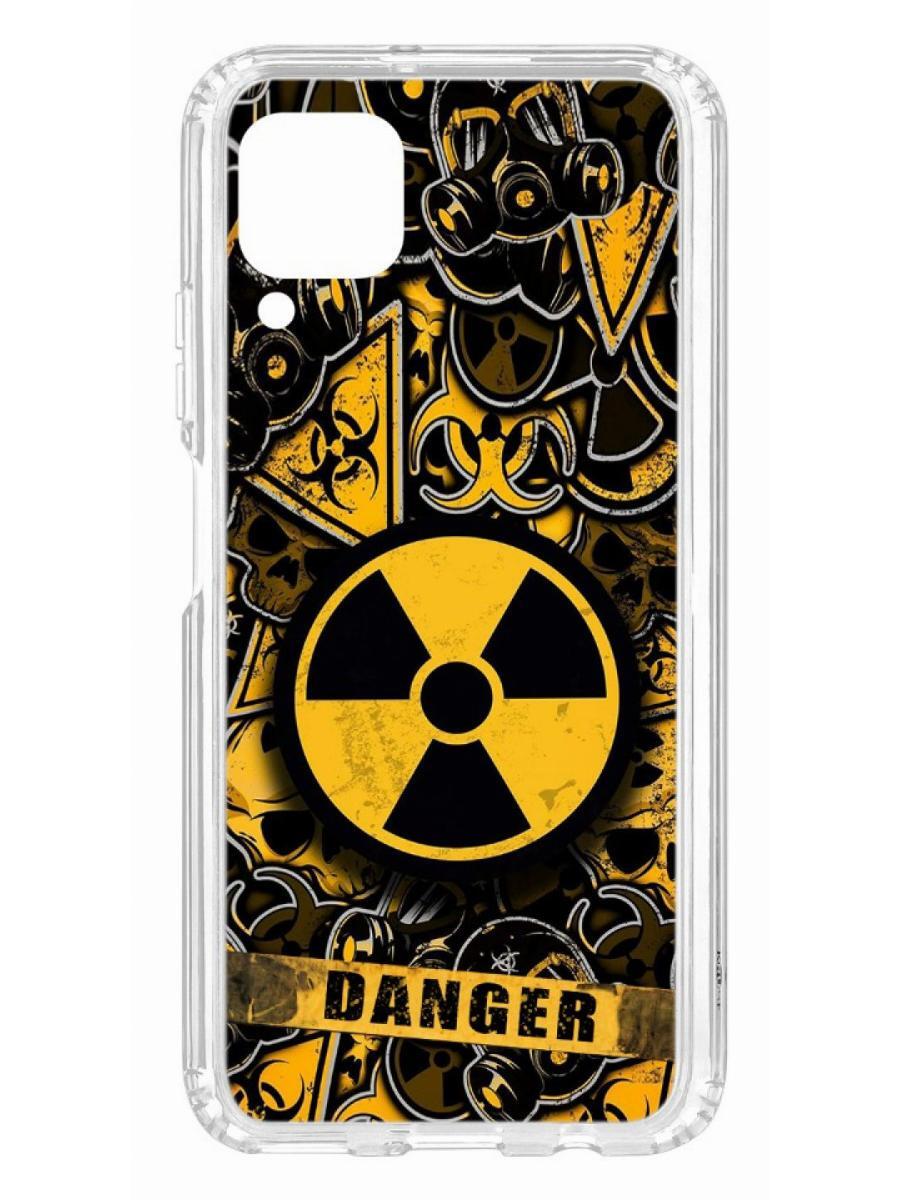 фото Чехол на huawei p40 lite kruche print danger кruче