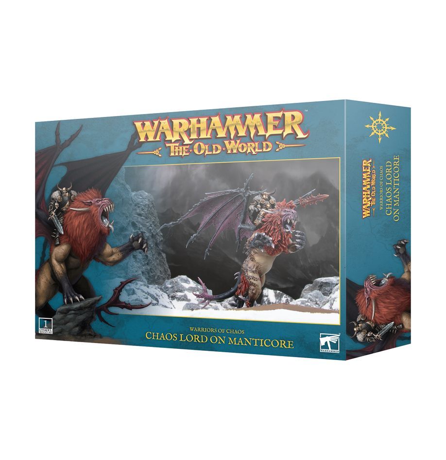 

Миниатюра Warhammer The Old World - Warriors of Chaos: Lord on Manticore, 08-05