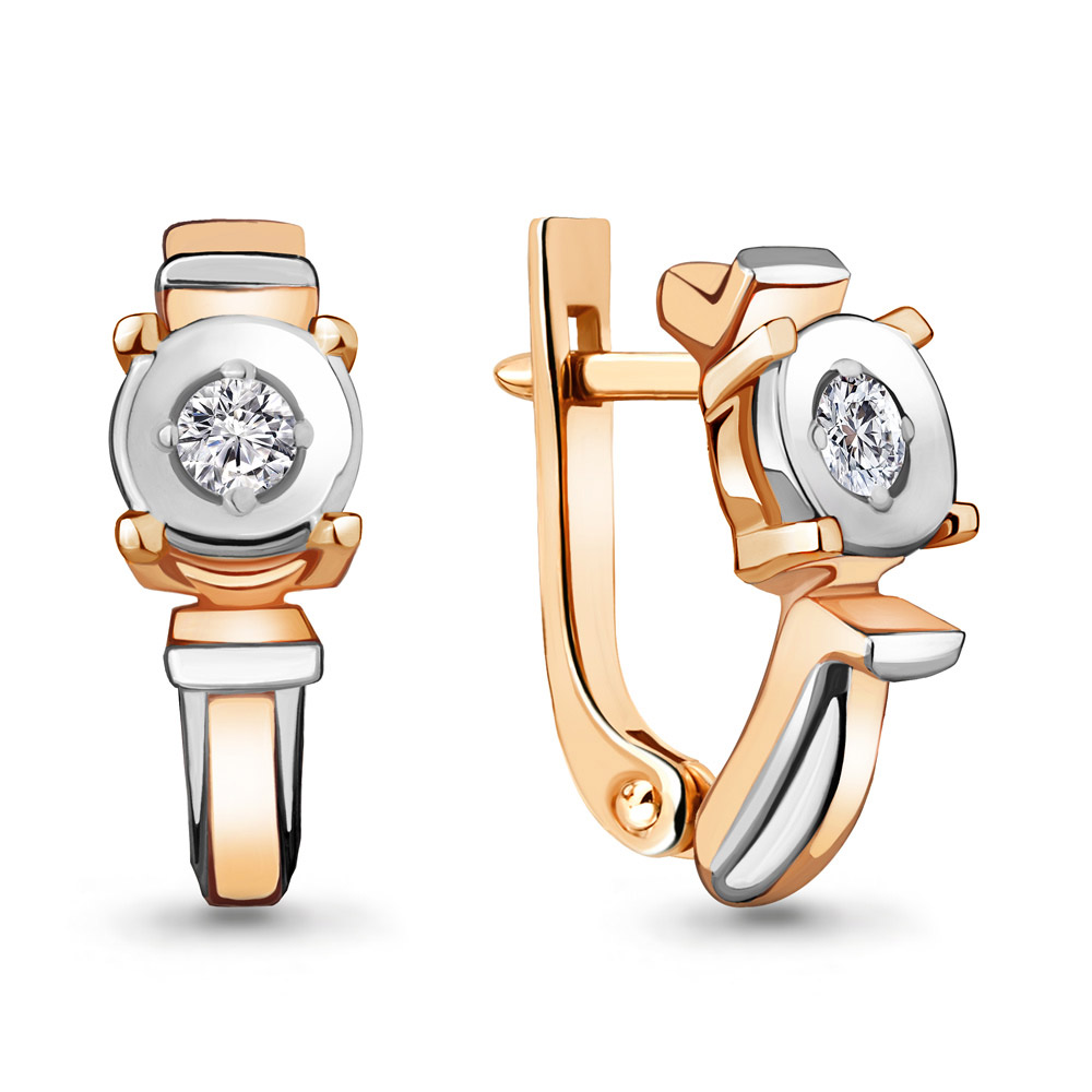 

Серьги из красного золота с бриллиантом Aquamarine Aquamarine 942394к_585_кз, 942394к_585_кз