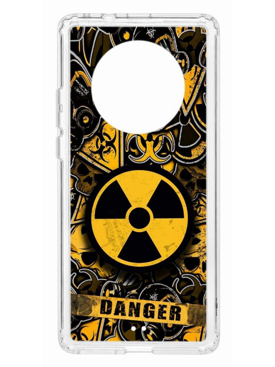 фото Чехол на huawei mate 40 pro kruche print danger кruче