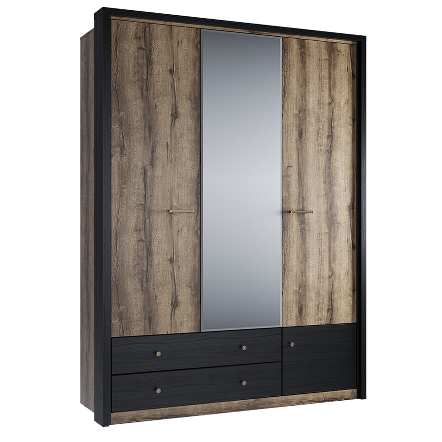 

Шкаф 3DG2S Z Джаггер (Jagger) Anrex, дуб монастырский/черный, Шкаф 3DG2S Z Джаггер (Jagger) Anrex