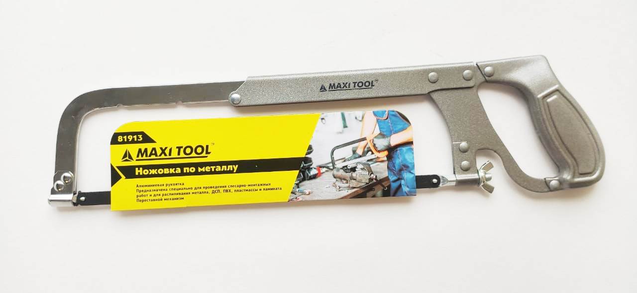 Ножовка по металлу MaxiTool 300мм 81913 ножовка ручка по металлу курс