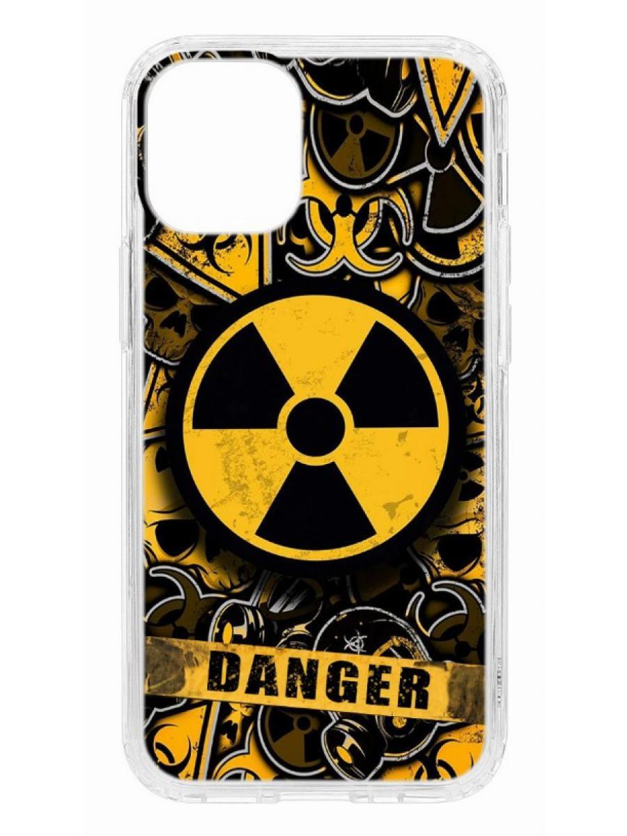 фото Чехол на apple iphone 12 mini kruche print danger кruче