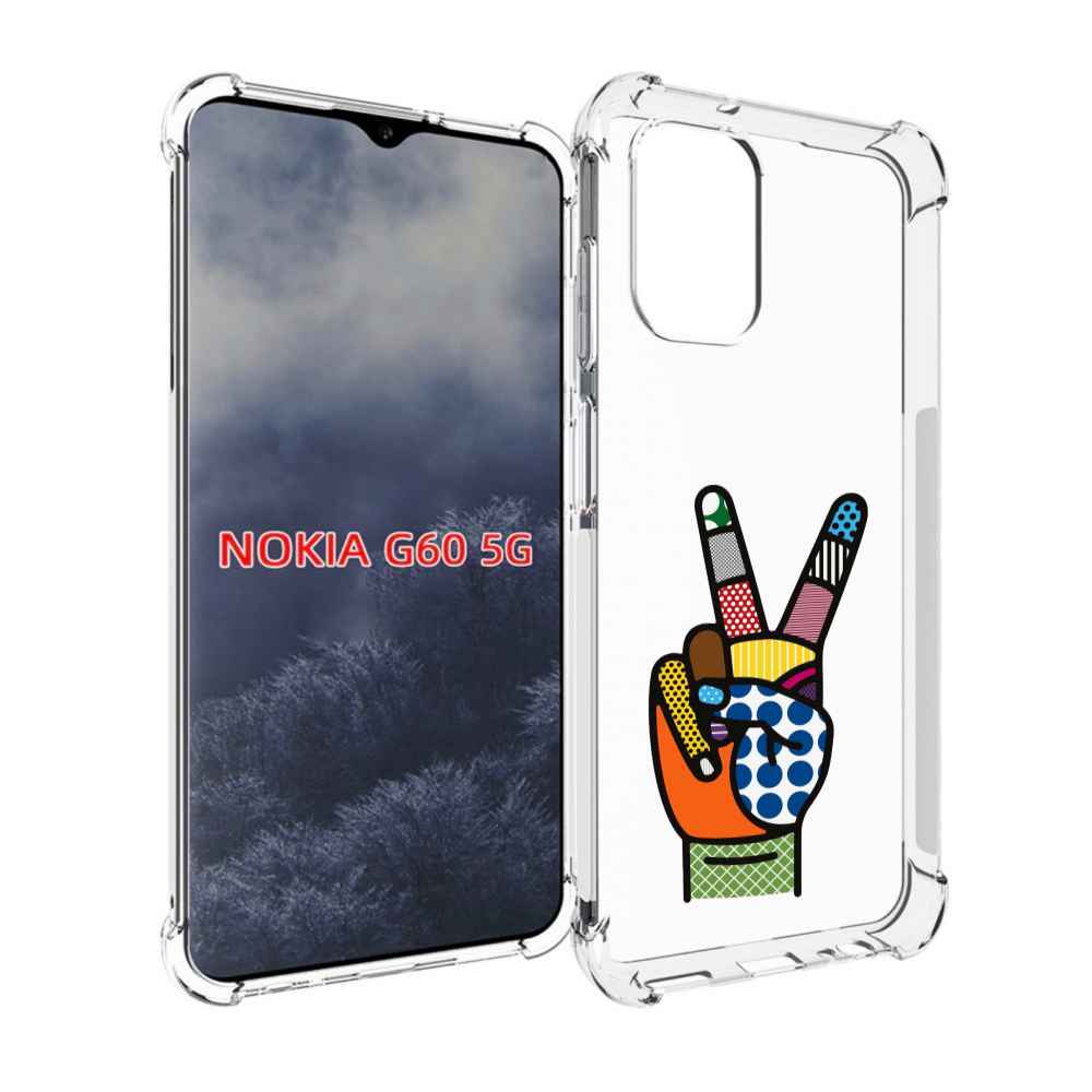

Чехол MyPads йоу пальчики для Nokia G60 5G, Прозрачный, Tocco