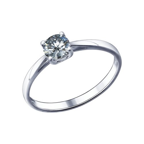 

Кольцо из серебра р. , SOKOLOV 94011490, фианит, 94011490