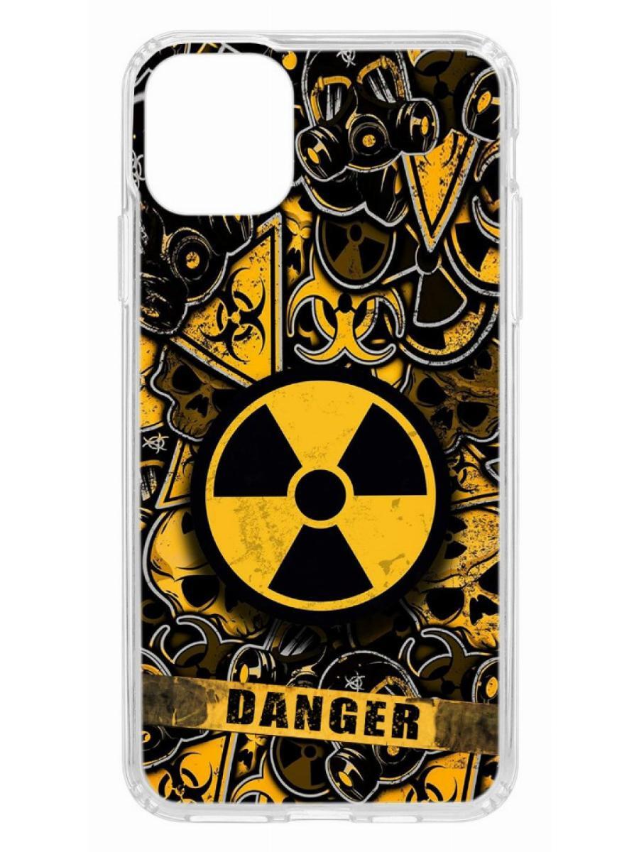 фото Чехол на apple iphone 11 pro max kruche print danger кruче