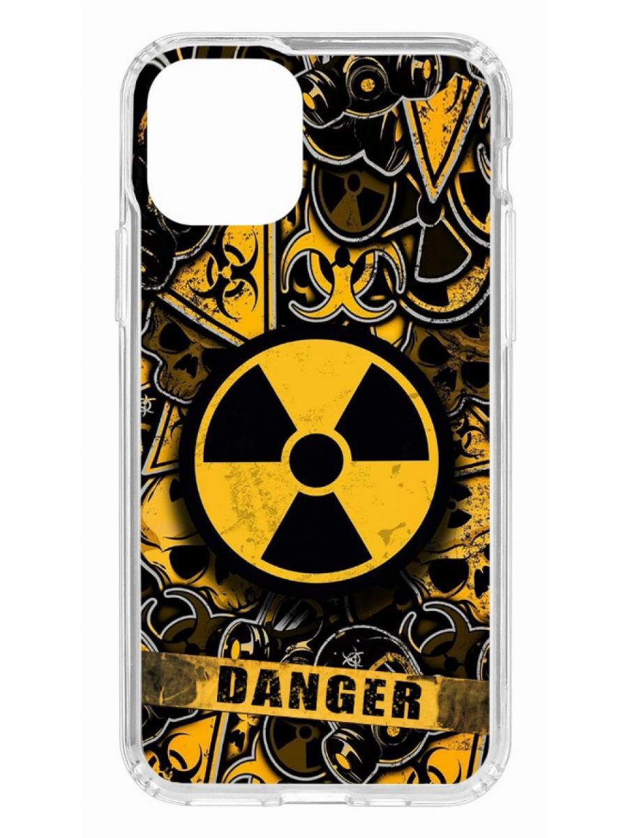 фото Чехол на apple iphone 11 pro kruche print danger кruче