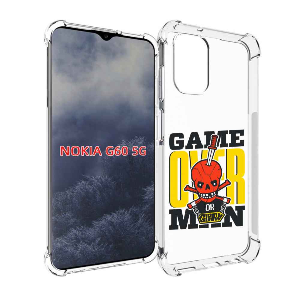 

Чехол MyPads игра-окончена-парень для Nokia G60 5G, Прозрачный, Tocco