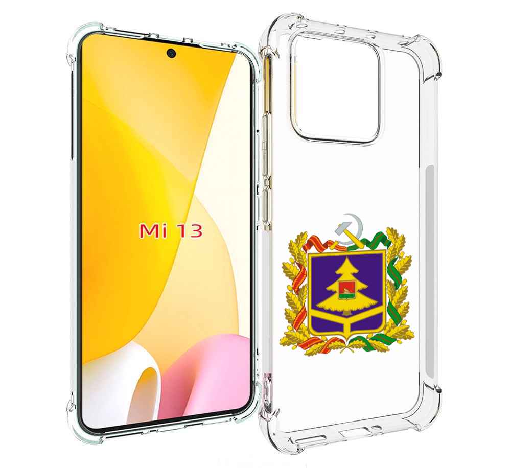 

Чехол MyPads герб-брянскои-области для Xiaomi 13, Прозрачный, Tocco