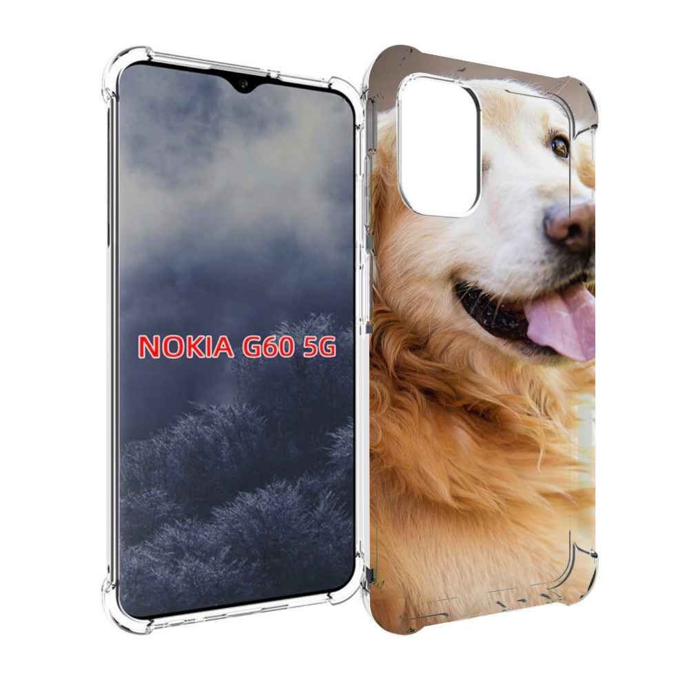 

Чехол MyPads золотистыи ретривер для Nokia G60 5G, Прозрачный, Tocco