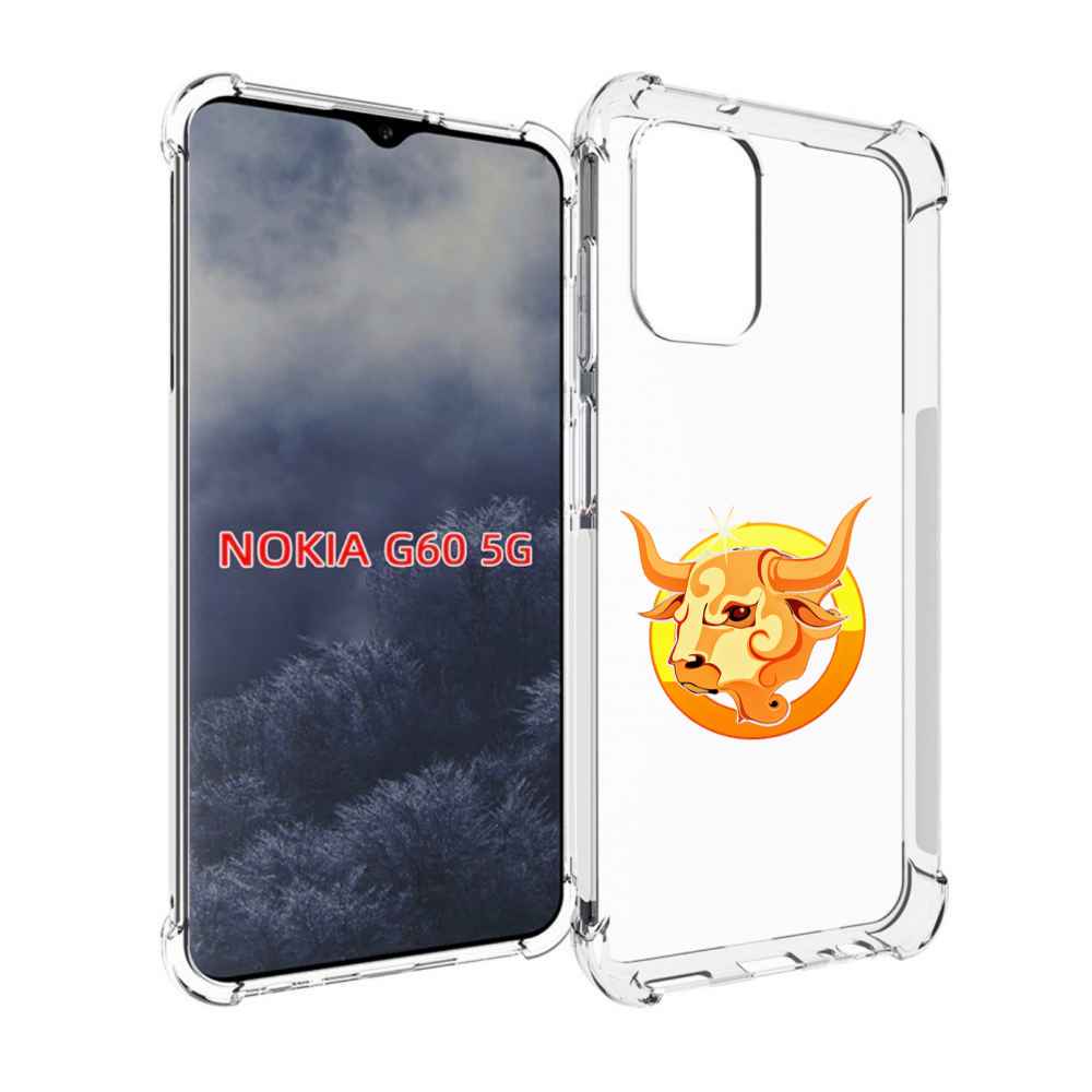 

Чехол MyPads знак-зодиака-телец-6 для Nokia G60 5G, Прозрачный, Tocco